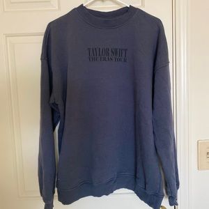 Taylor Swift Eras Tour Blue Crewneck - NWT